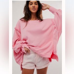 We the free Camden sweatshirt size XS sold out color pink sky